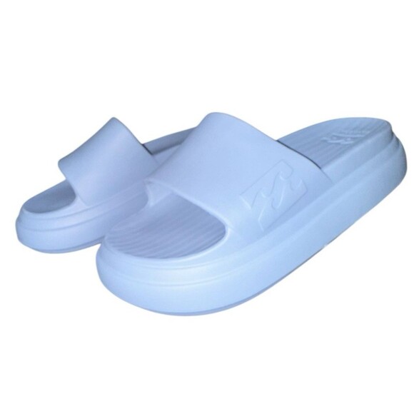 Billabong Blue Platform Slides Size 10 Chunky Cushioned Beach Pool Sandals New - Picture 4 of 8